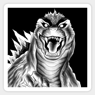 godzilla Sticker